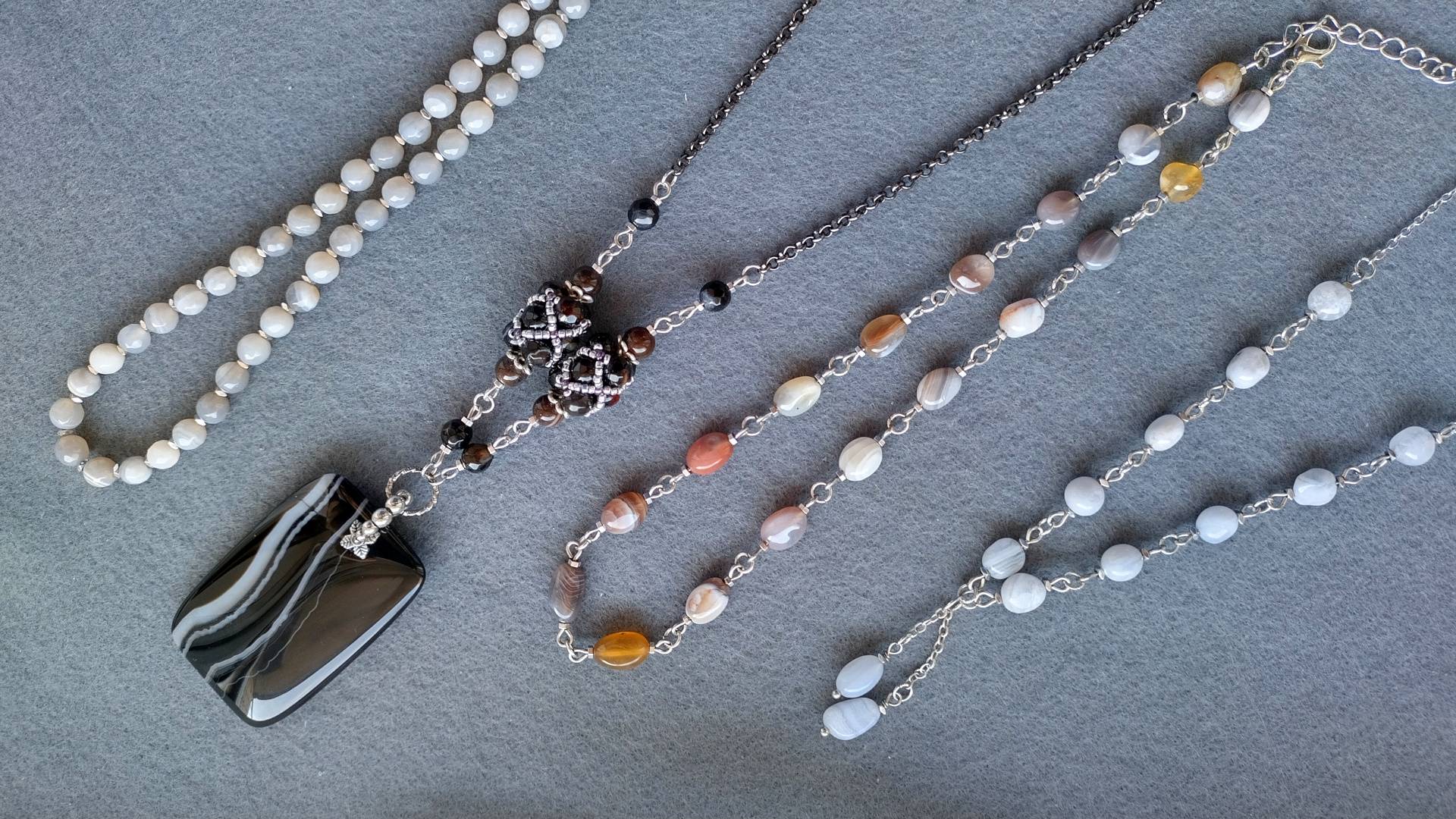 Украшения из агата. Ручная работа смотреть онлайн