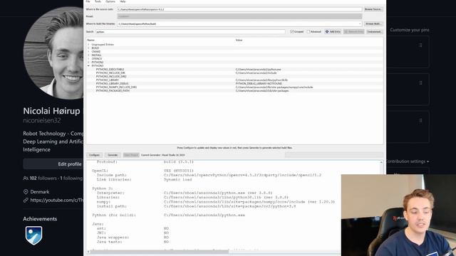 OpenCV GPU: Установка OpenCV с графическим процессором для Python с использованием VS Code и CUDA