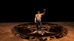 [Mortal Kombat 9 Ryona] Johnny Cage Heads Up Fatality on Mileena (Default) (Free Cam)