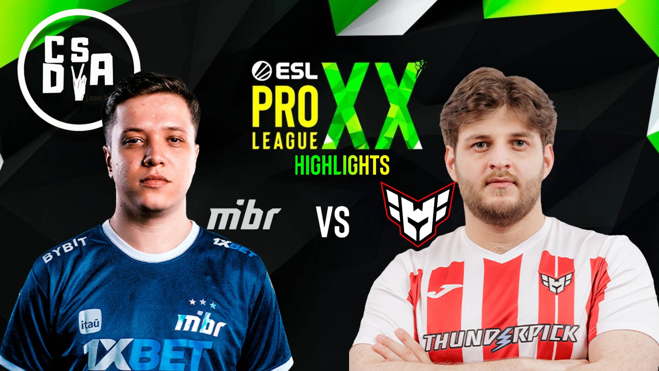 MIBR vs Heroic Хайлайты   ESL Pro League Season 20 CS2