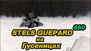 Тестируем гусеницы на квадроцикле Stels Guepard 650