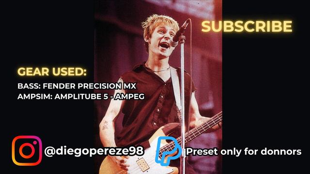 Green Day - Mike Dirnt Bass Lines (Ampeg STV4 PRO) смотреть онлайн