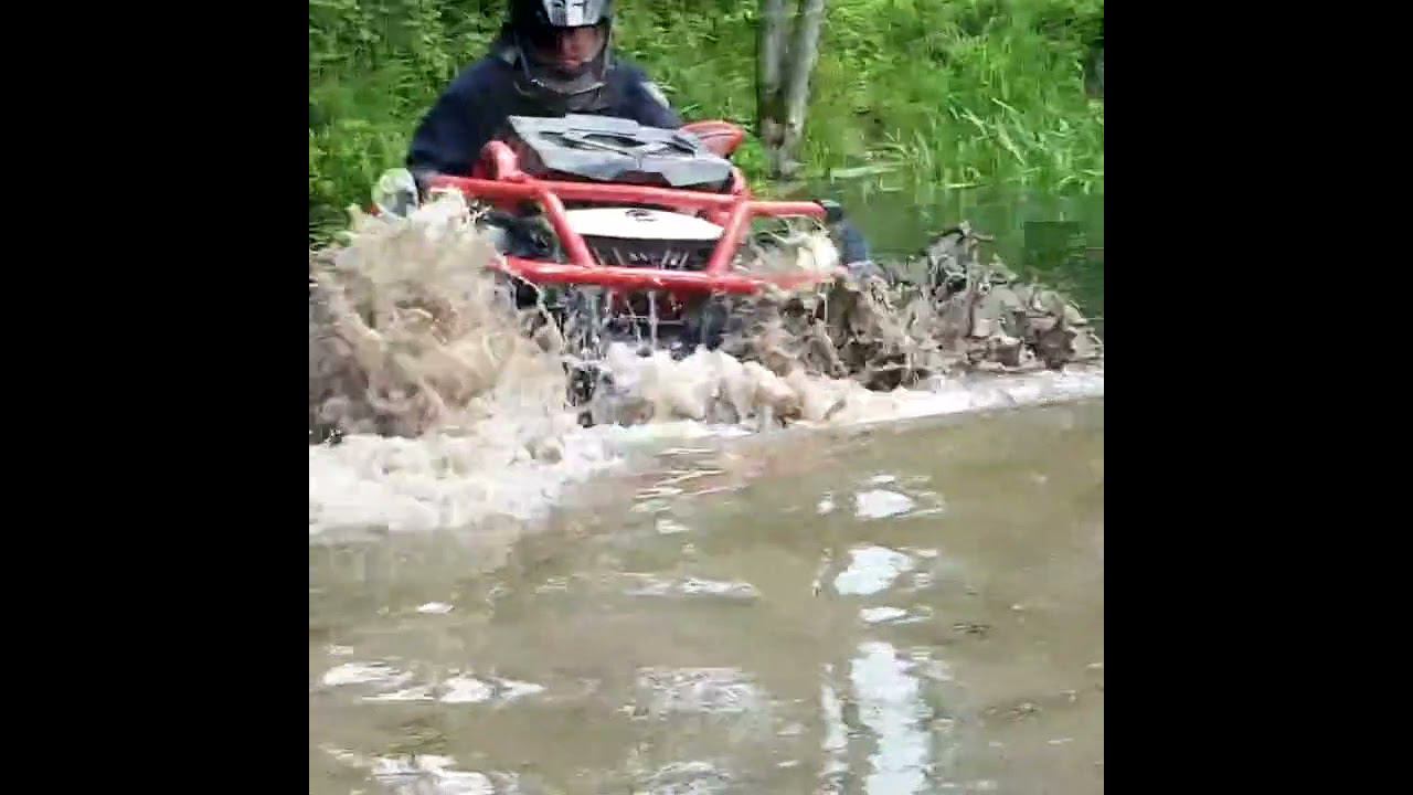 Квадроцикл Brp outlander 1000 xmr брод