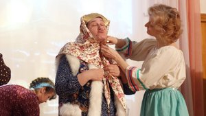 Пасхальный спектакль по сказке А.С.Пушкина "О рыбаке и рыбке" 2018 г.