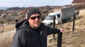 Отзыв Заказчика. Винтовой фундамент под каркасник в Сочи