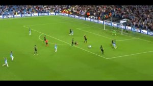 Sergio Aguero Goal - Manchester City vs Borussia Mönchengladbach 2-0