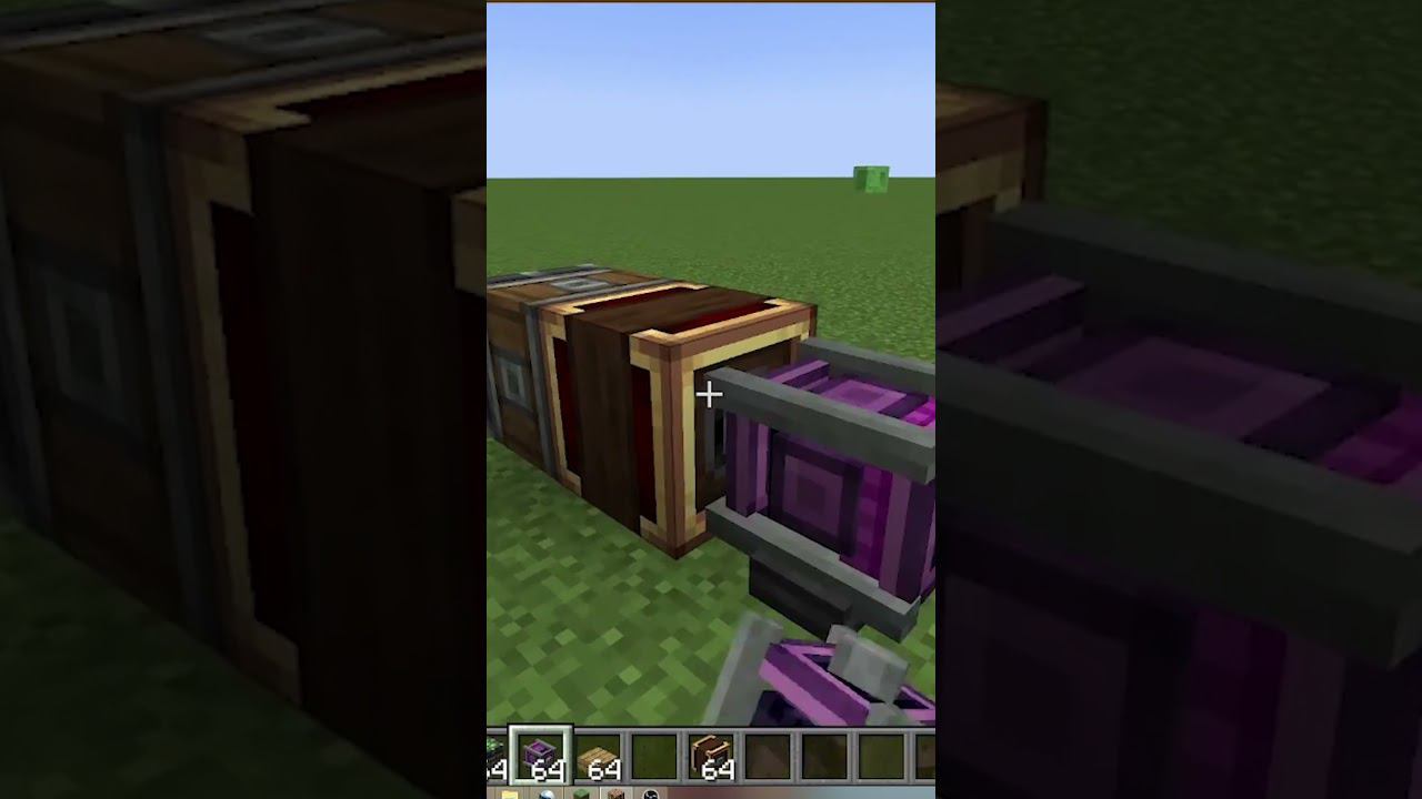 что будет если полублок повернуть в майнкрафт #shorts смотреть онлайн