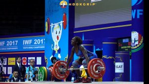Yenny Sinisterra (53) - 80kg, 83kg, & 85kg Snatches @ 2017 Youth Worlds