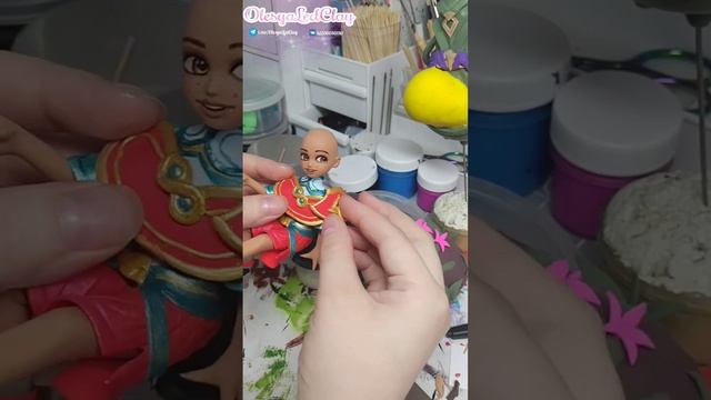 Делаю фигурку Милио из игры "Лига Легенд"~ #фигурка #anime #clay #art #diy #назаказ #clayart #аниме