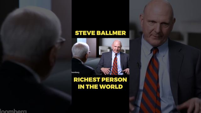 STEVE BALLMER - Richest Persons In The World  #shortsvideo #viral #subscribe #billionaire