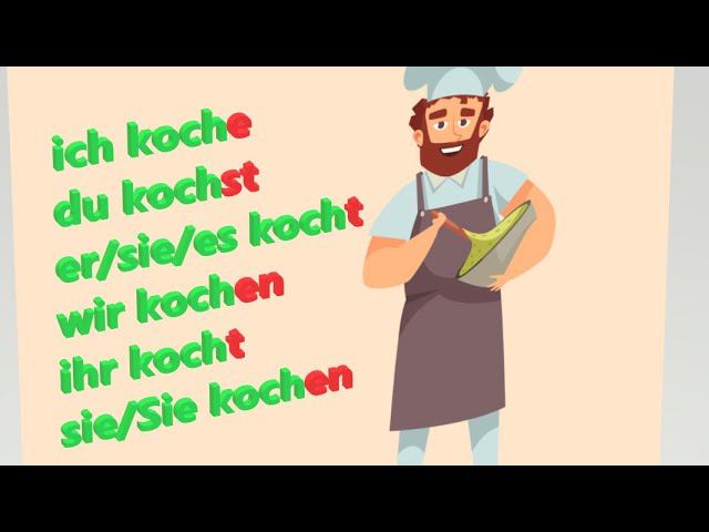 Deutsch  Lernen  A1 | Konjugation Der Schwachen Verben Im Präsens
