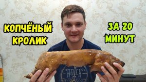 Кролик холодного копчения в домашних условиях! Электростатическое копчение! Рецепт, дегустация!