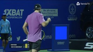 Marterer vs  Botic van de Zandschulp - Highlights | Tata Open Maharashtra QFS | TOM2023