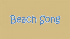 Children's song on the beach