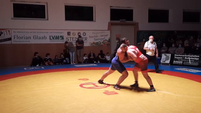09.10.2021 RWG vs KSC Niedernberg - 130kg Gr-Röm: Sascha Büchner vs Peter Dölger смотреть онлайн