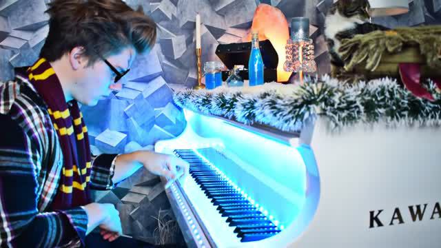 Harry Potter's theme on PIANO Peter Buka смотреть онлайн