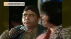 Ismaili Imam Prince Karim Aga Khan listens to Abida Parveen live