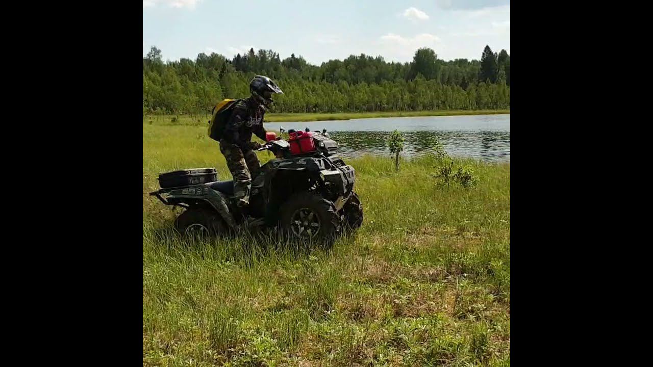 kawasaki Brute Force 750 на ковровом болоте