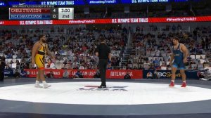 Gable Steveson vs. Nick Gwiazdowski - Men’s Freestyle (125 kg)