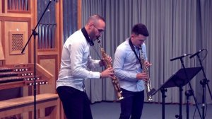 Six Duos - Wilhelm Friedemann Bach. Duet I. David Pons y Juan Carlos Collado. Saxofones