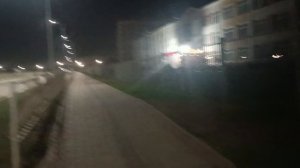 Вечерняя прогулка возле 17 школы.