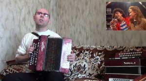 "Исчезли солнечные дни".(Кавер-версия).Гармонь.