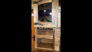 Сервант из массива дерева под старину