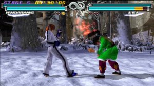 Double Hwoarang | Tekken Tag Tournament(Ps2) Pcsx2 widescreen 4K Playthrough.