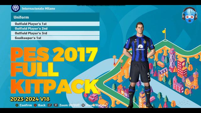 PES 2017 FULL KITS PACK SEASON 2023-2024 V18 AIO смотреть онлайн