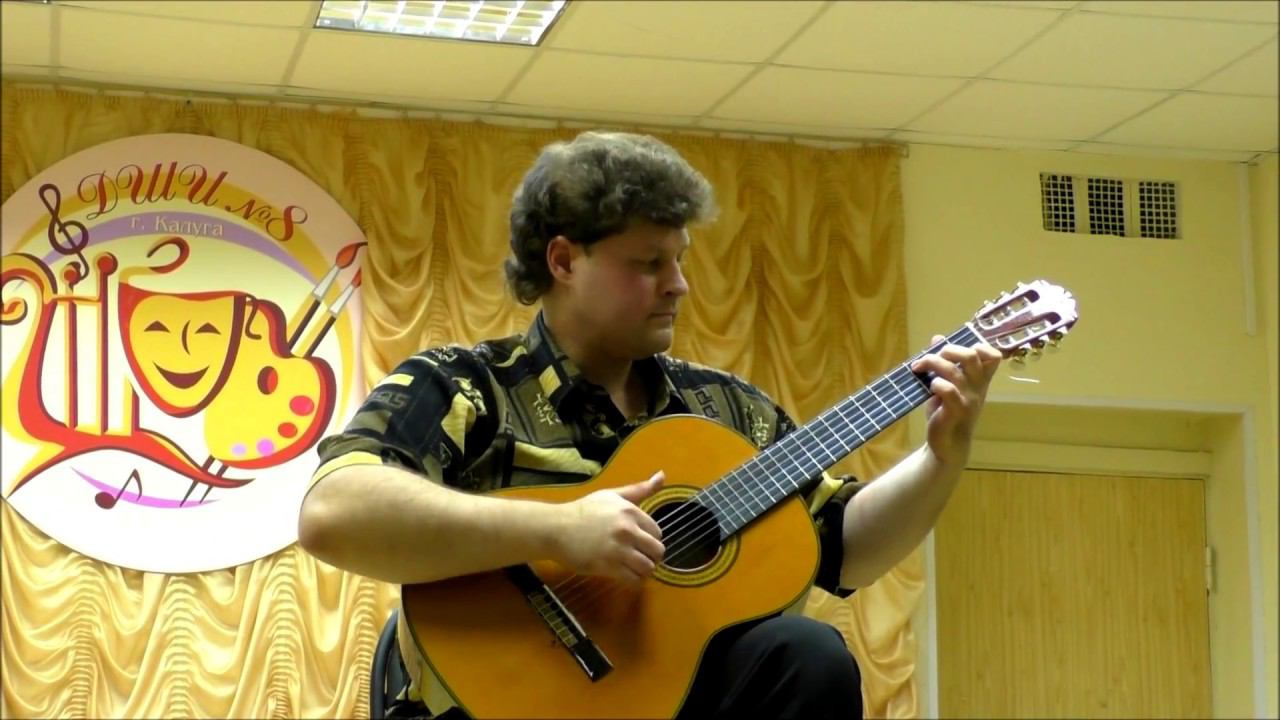 Сергей Гаврилов (гитара) играет свою пьесу "Дорога в Альпах"