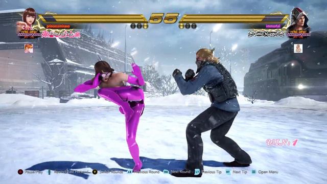 TEKKEN 7 aunt and nephew reunion Anna Williams vs Steve Fox смотреть онлайн