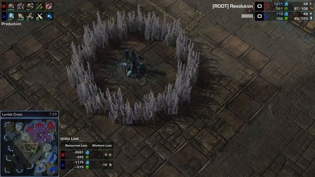 SC2 -- Legacy of the Void -- puCK (P) v Revolution (Z) on Lerilak Crest смотреть онлайн