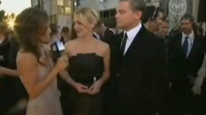 Kate Winslet and Leo Dicaprio interview Golden Globes