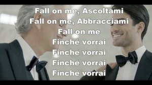 Andrea Bocelli, Matteo Bocelli - Fall on Me (KARAOKE VERSION)
