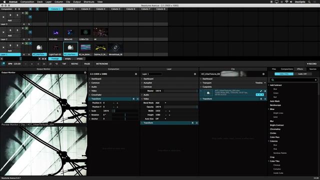 Resolume Video Training 2.1 Composition