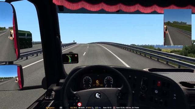 ETS2 1.48 - Kamaz 5490 Neo 476cv - Caterpillar 980H (30T) From (RU) Tihoreck To Stavropol