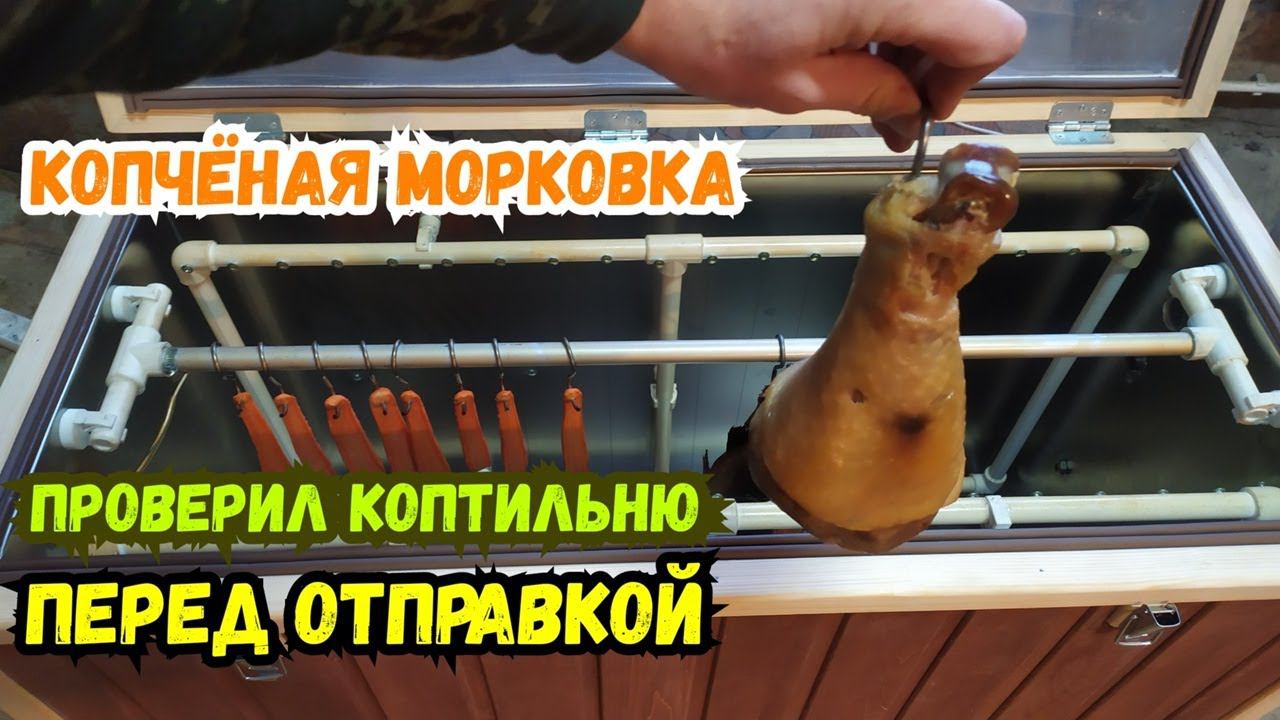 Электростатическая коптильня! Закоптил морковку! Тестовый запуск перед отправкой.