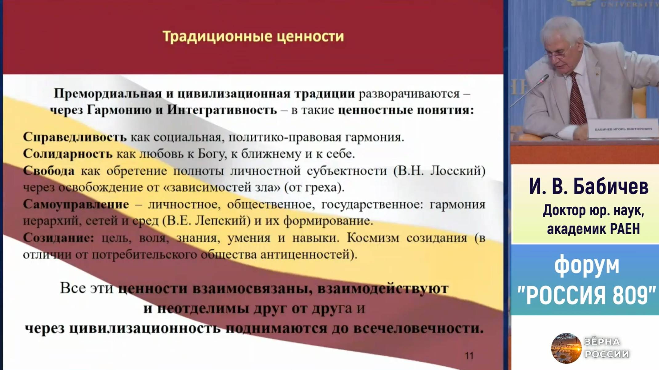 Идеология Запада основана на смертных грехах :: Бабичев :: Форум Россия 809