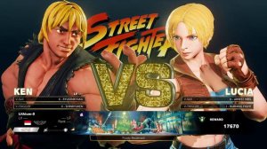 street fighter 5 - arcade mode (ken, street fighter 1)