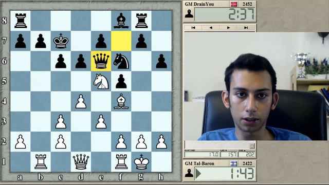 DRAINED | Blitz Chess #74: Tal vs. GM Sune Berg Hansen (Dutch)- ICC 5-minute pool. смотреть онлайн
