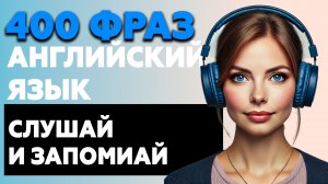 400 фраз АНГЛИЙСКИЙ ЯЗЫК | Слушай и запоминай английский на слух