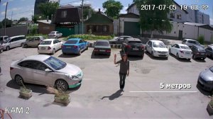 Сравнительное видео с AHD камеры Sectec ST 573HD4B 2M