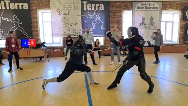 FechtTerra Dual 2021. Рапира и кинжал playoff. Дмитрий Зуев FFG vs Никита Максименко Tramazzone смотреть онлайн