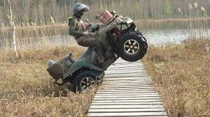 Kawasaki Brute Force 750 mudding