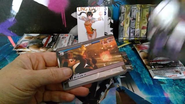 Opening Ten Tekken Card Tournament Packs part2 with extras смотреть онлайн