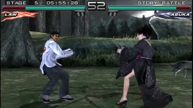 Tekken 5 dark resurrection Marshall law modo história (psp) смотреть онлайн