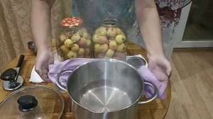 Вкусный компот из целых яблок на зиму быстро и просто