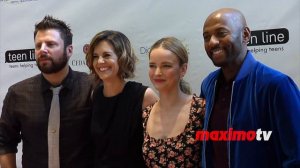 James Roday, Allison Miller, Romany Malco 2019 Teen Line's Food for Thought Brunch Red Carpet