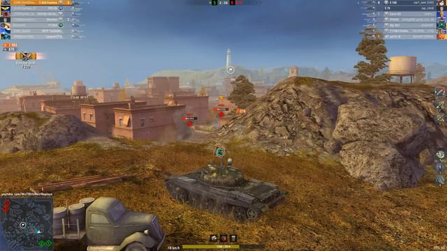 Object 140 & T-62A • WoT Blitz Gameplay смотреть онлайн