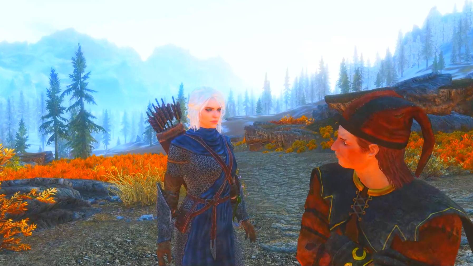 Леди удачи.Цири едет в Вайтран